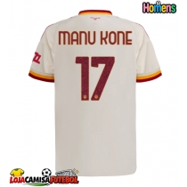Camisa de Futebol AS Roma Manu Kone #17 Equipamento Secundário 2026-27 Manga Curta